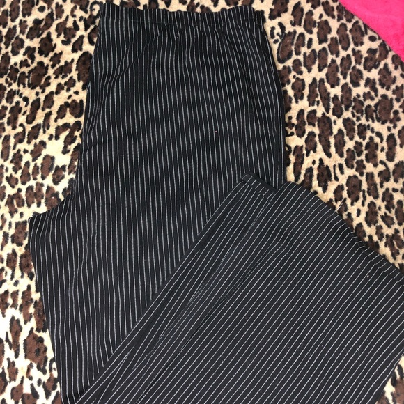 Black penstripe pants - Picture 2 of 3